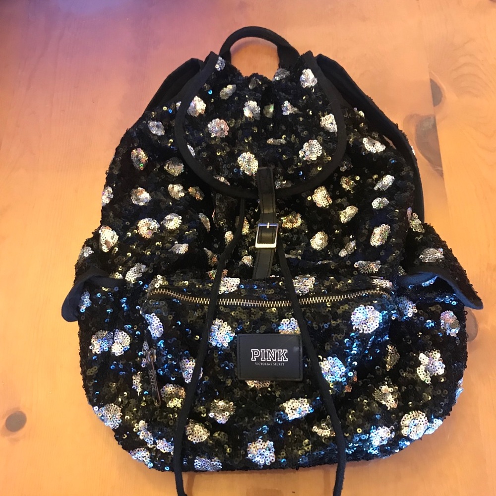 PINK Victoria secret sequenced backpack